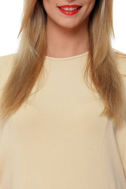 Bluza aripioare crem Natalee Fashion