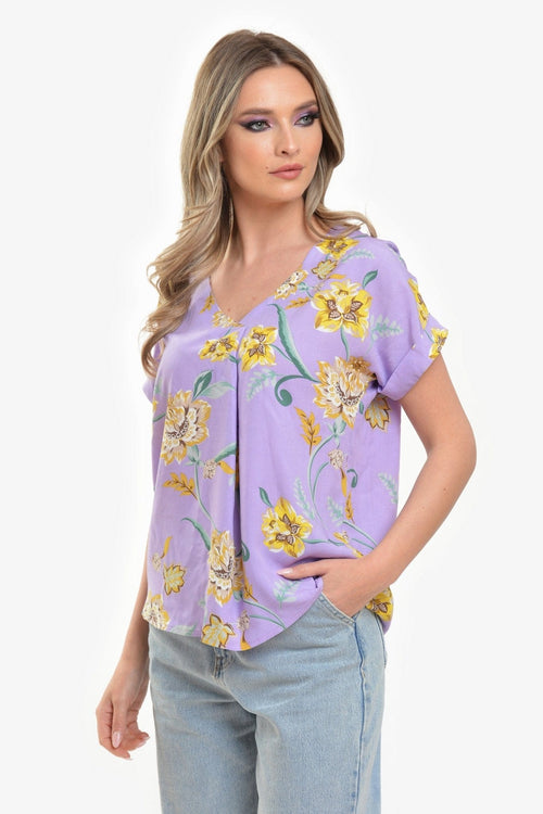 Bluza casual multicolor Olivia Natalee Fashion