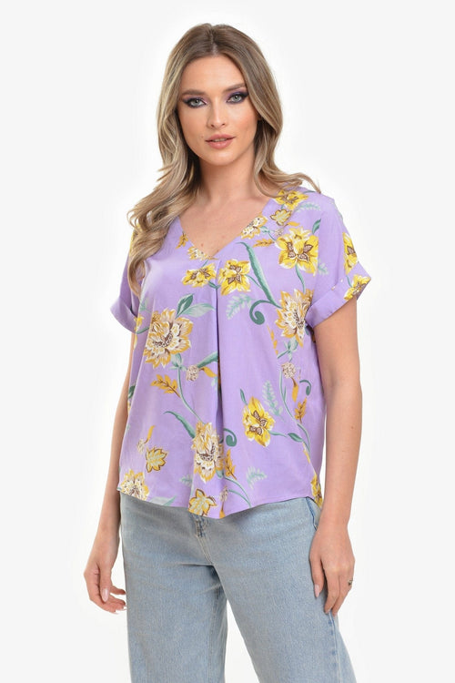 Bluza casual multicolor Olivia Natalee Fashion