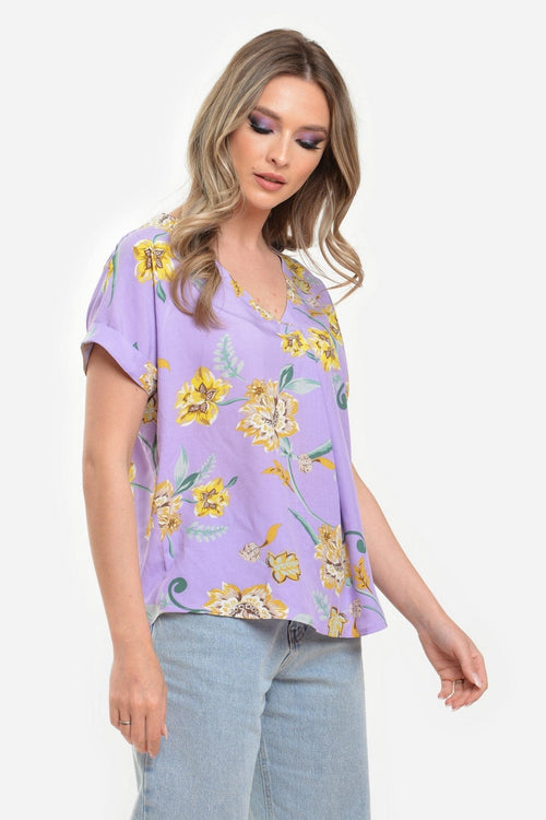 Bluza casual multicolor Olivia Natalee Fashion