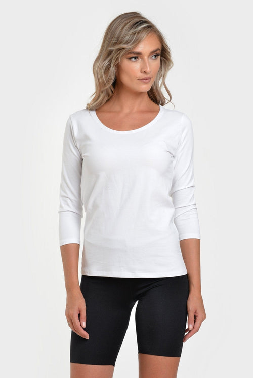 Bluza dama casual Anaxbia S / Alb Natalee Fashion