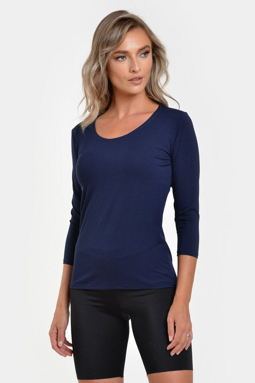 Bluza dama casual Anaxbia S / Navy Natalee Fashion