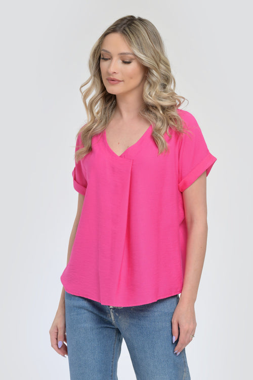 Bluza dama casual Narcisa S / Ciclamen Natalee Fashion