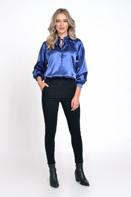 Bluza dama casual satin Henrieta Natalee Fashion