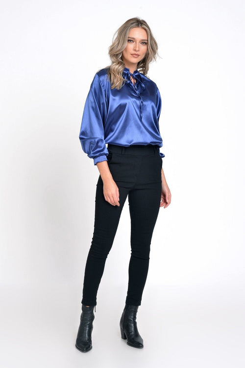 Bluza dama casual satin Henrieta Natalee Fashion