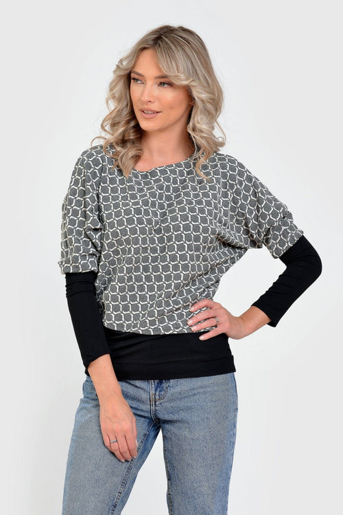 Bluza dama doi in unu Adalgiza Natalee Fashion