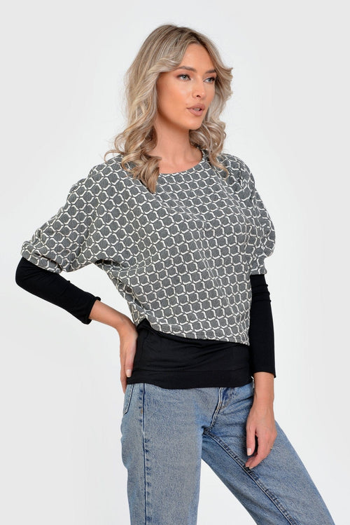 Bluza dama doi in unu Adalgiza Natalee Fashion