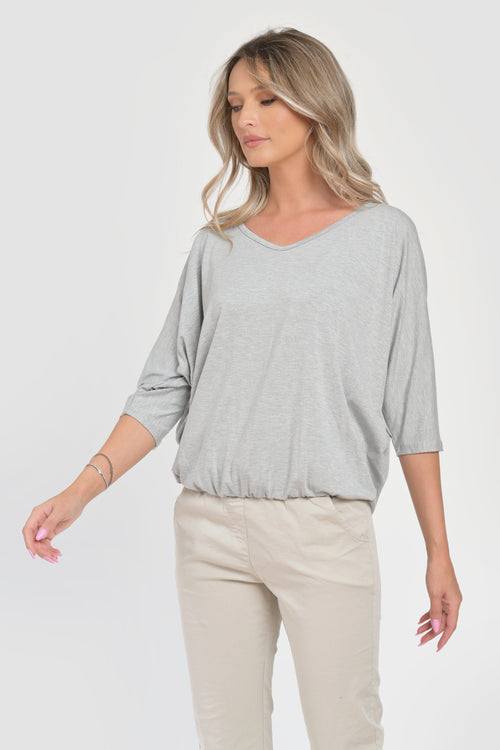 Bluza dama gri deschis Tabita Natalee Fashion