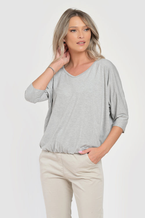Bluza dama gri deschis Tabita Natalee Fashion
