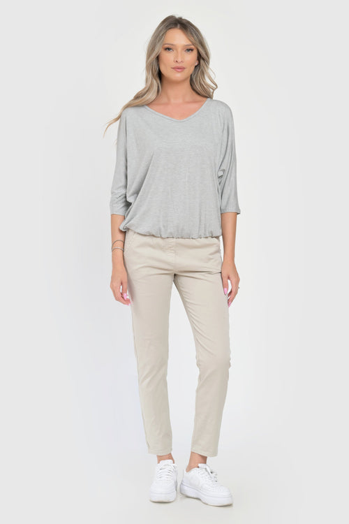 Bluza dama gri deschis Tabita Natalee Fashion