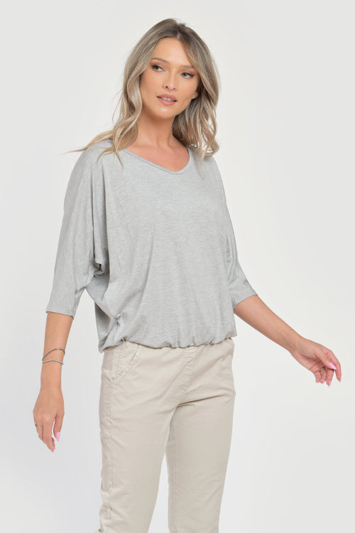 Bluza dama gri deschis Tabita Natalee Fashion