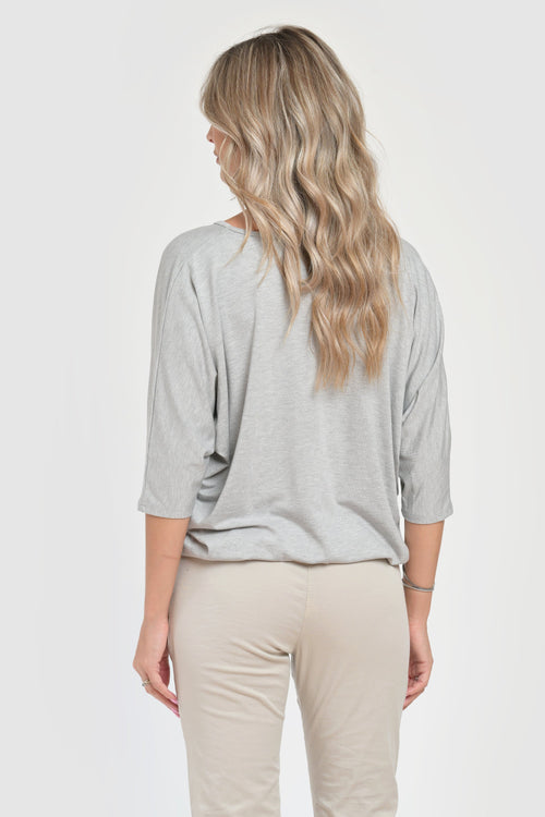 Bluza dama gri deschis Tabita Natalee Fashion