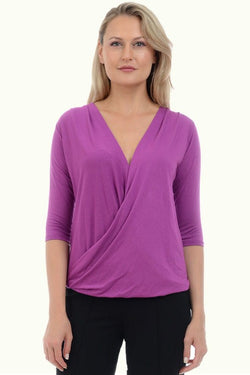 Bluza petrecuta mov casual Mika Natalee Fashion