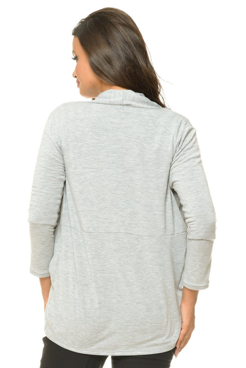 Cardigan dama gri Anya Natalee Fashion