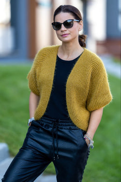 Cardigan mustar Ananda Natalee Fashion