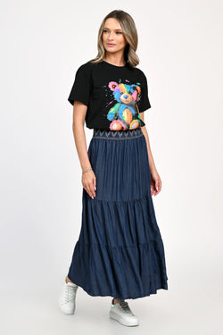 Fusta dama denim Zonta Natalee Fashion