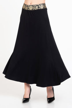 Fusta dama lunga viscoza Galatea Natalee Fashion