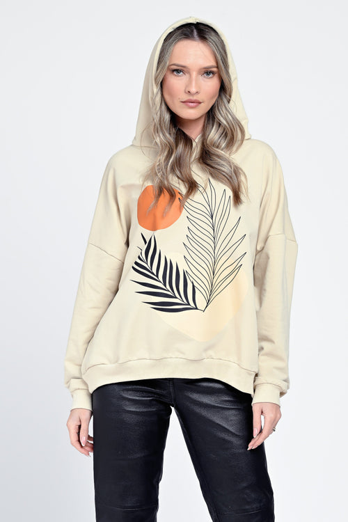 Hanorac crem Emanuela Natalee Fashion