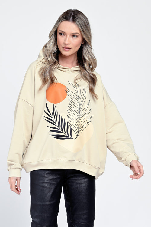 Hanorac crem Emanuela Natalee Fashion