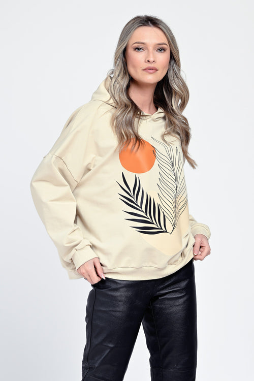 Hanorac crem Emanuela Natalee Fashion