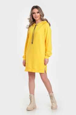 Hanorac galben Amber Natalee Fashion