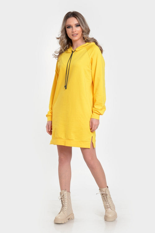 Hanorac galben Amber Natalee Fashion