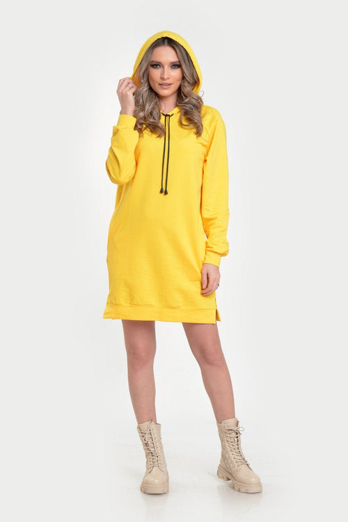 Hanorac galben Amber Natalee Fashion