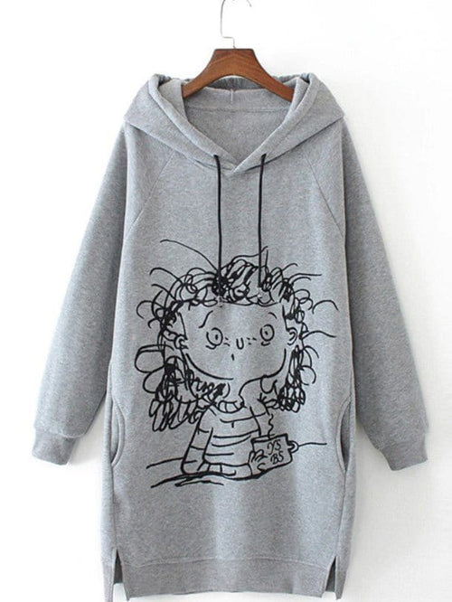 Hanorac gri Patricia Natalee Fashion