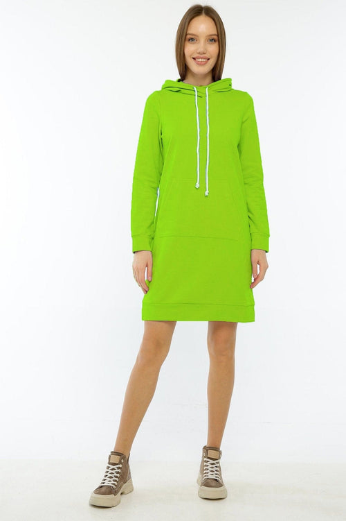 Hanorac verde Aglauros Natalee Fashion