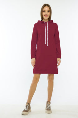 Hanorac visiniu Alegria Natalee Fashion