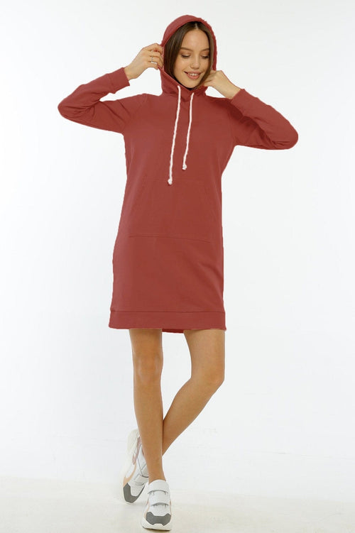 Hanorac visiniu Alegria Natalee Fashion