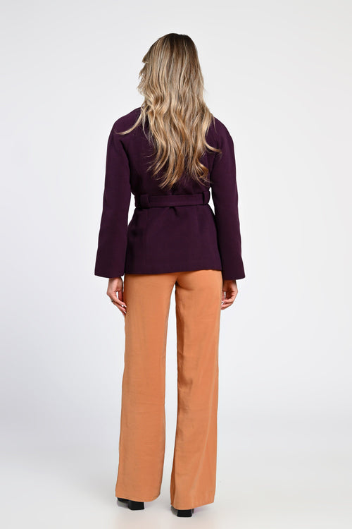 Jachetă mov elegantă Adriana Natalee