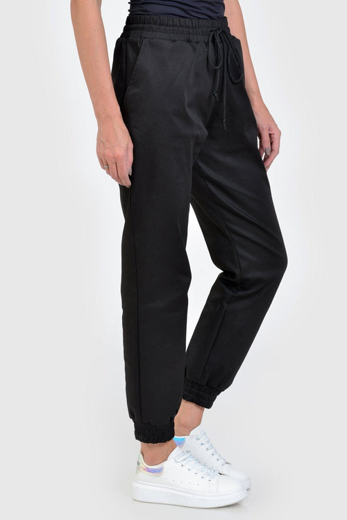 Natalee Fashion Pantaloni Pantalon casual negru Mara