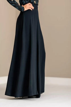 Pantaloni dama eleganti negri Arabela Natalee