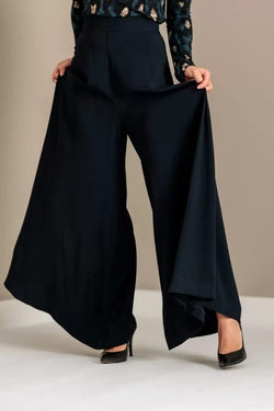 Pantaloni dama eleganti negri Arabela Natalee
