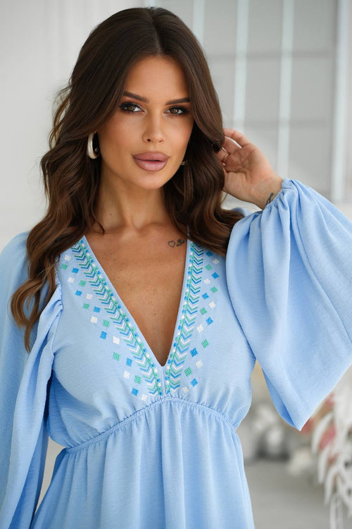 Rochia bleu Elena Natalee