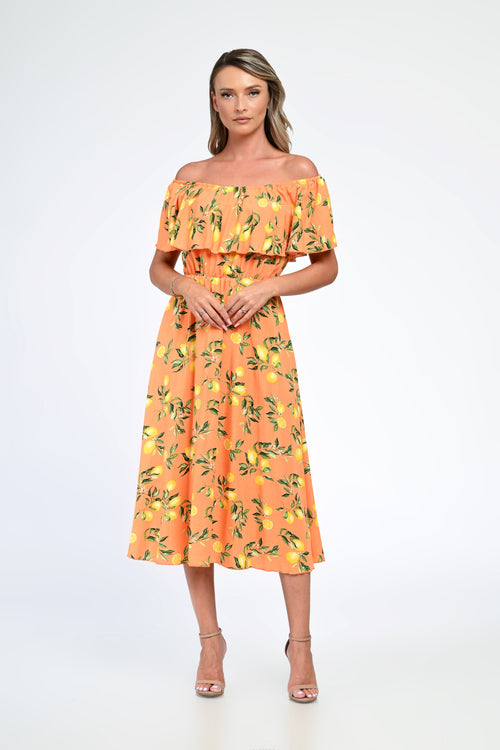 Rochia damă cu imprimeu lamai Sofia Natalee Fashion