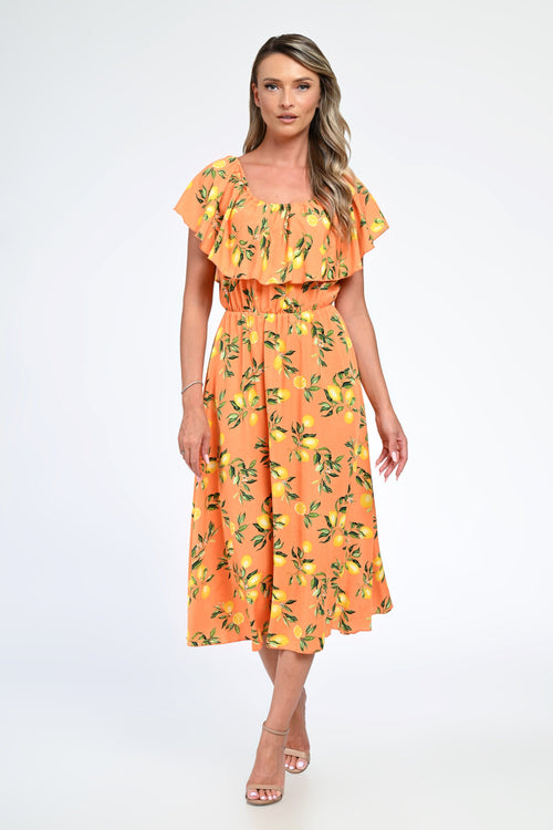 Rochia damă cu imprimeu lamai Sofia Natalee Fashion