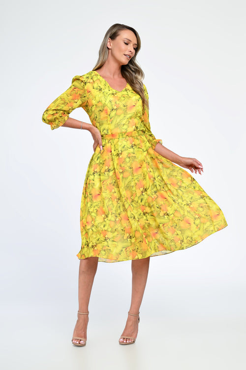 Rochia damă florală Camelia Natalee