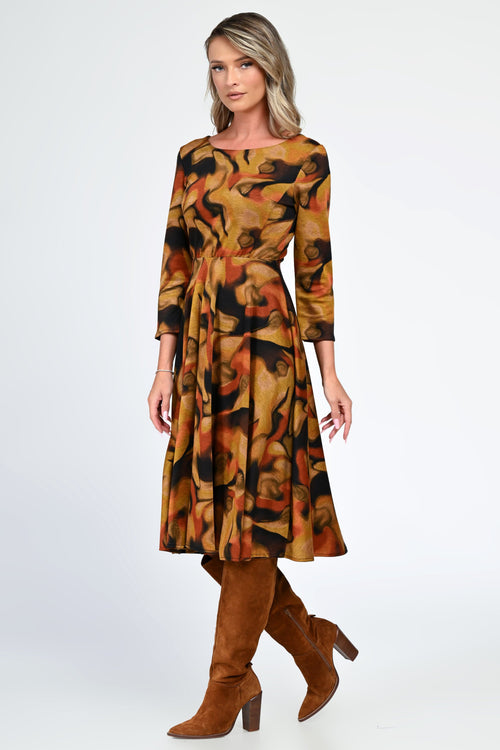 Rochia damă midi Autumn Sofia Natalee Fashion