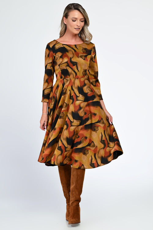 Rochia damă midi Autumn Sofia Natalee Fashion