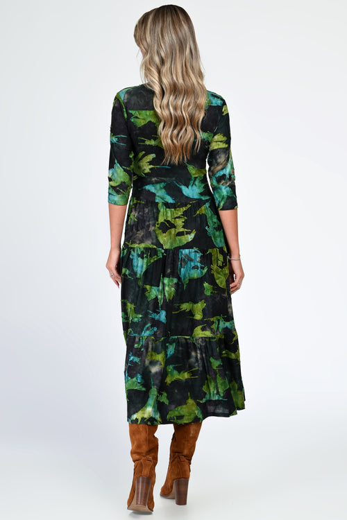 Rochia damă midi verde Aylin Natalee Fashion