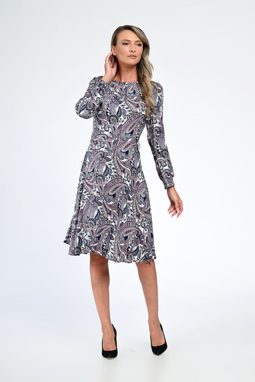 Rochia damă paisley Amalia Natalee Fashion