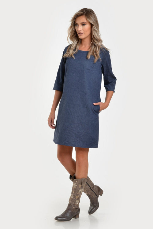 Rochie casual denim Tania Natalee Fashion