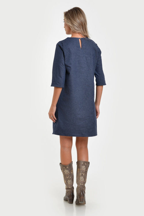 Rochie casual denim Tania Natalee Fashion