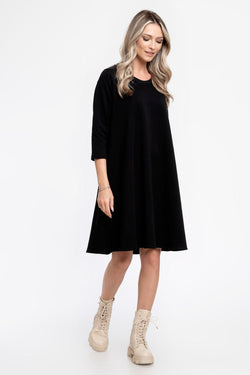 Rochie casual neagra Maritza Natalee Fashion