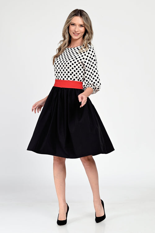 Rochie cu buline Estelle Eranthe