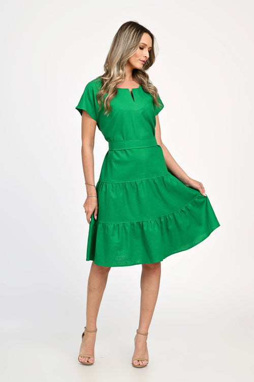 Rochie dama de vara verde Janeta Natalee Fashion