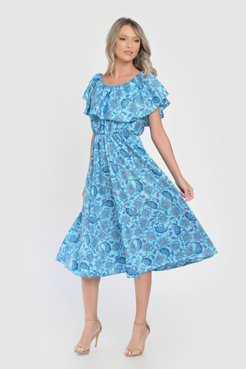 Rochie de vara bleu  Gianina Natalee