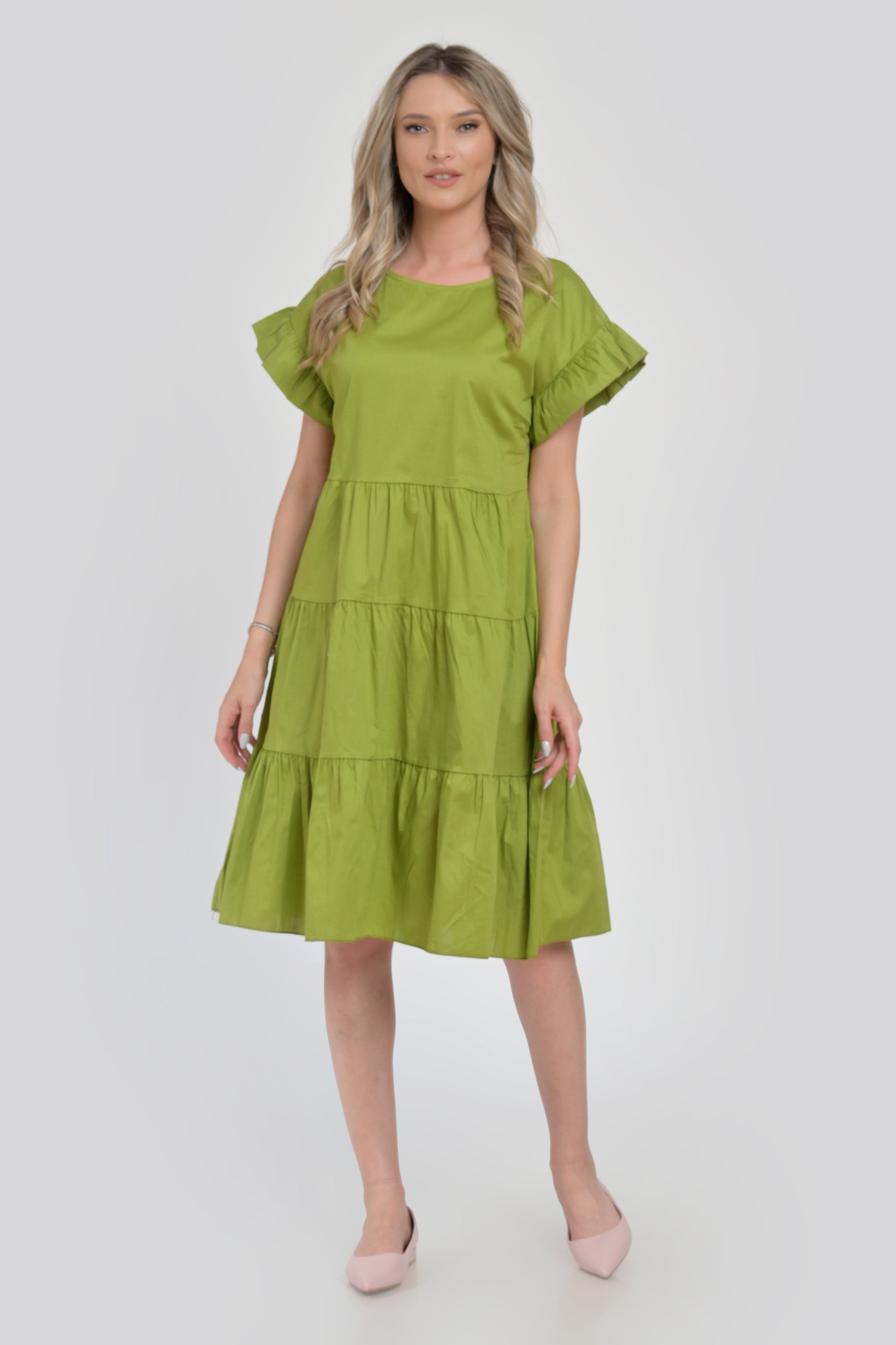 Rochie De Vara Din Bumbac Evelina Rochie Casual Natalee rochie-de-vara-din-bumbac-evelina-rochie-casual-natalee